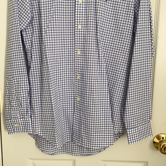 NWT Ralph Lauren Blue White Plaid Button Down - S - Picture 4 of 13